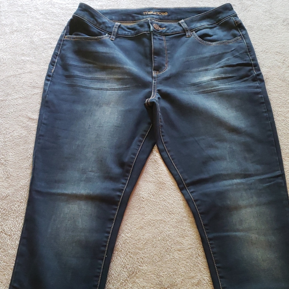 Maurices Dark Denim Jeggings